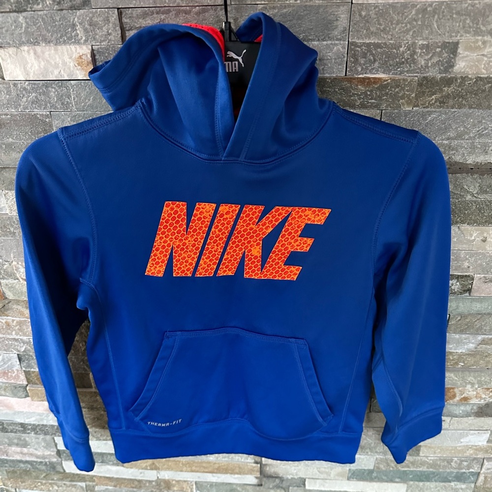 Blue Nike hoodie